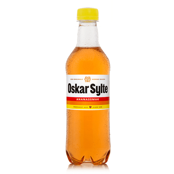 Oskar Sylte Pineapple soda (Ananas brus) 0,5l Norwegian Foodstore