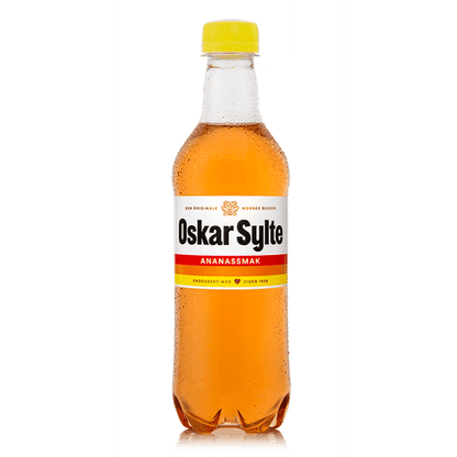 Oskar Sylte Pineapple soda (Ananas brus) 0,5l Norwegian Foodstore