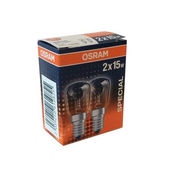 Osram Light bulb Oven 15w Clear 2pk Osram Norwegian Foodstore