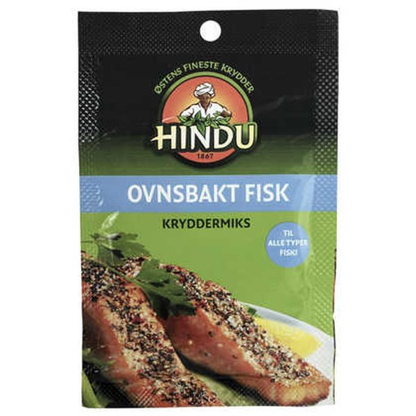 Hindu Oven Baked Fish spicemix 10 grams Norwegian Foodstore