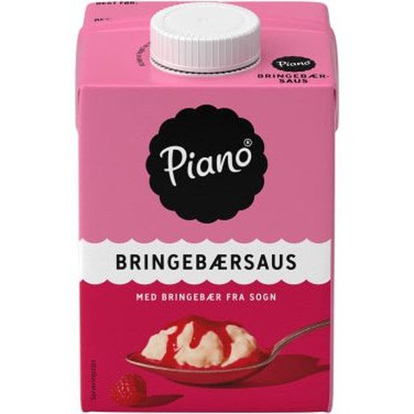 Piano Raspberry Sauce (Bringebær saus) 500 ml Norwegian Foodstore