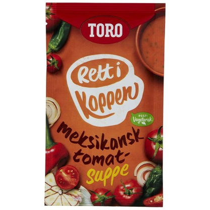 Toro Tomatsuppe Meksikansk 28 grams Rett i Koppen (instant soup) Norwegian Foodstore