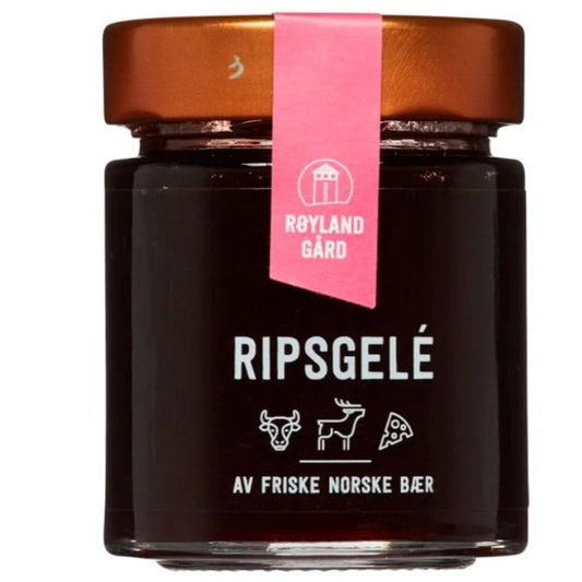 Røyland Currants jelly 170 grams (Rips gelè) Norwegian Foodstore