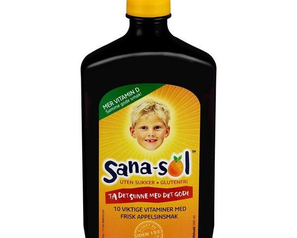 Sana-sol vitamin mixture no sugar 500ml Norwegian Foodstore