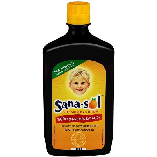 Sana-sol vitamin mixture no sugar 500ml Norwegian Foodstore