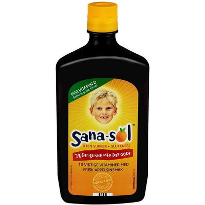 Sana-sol vitamin mixture no sugar 500ml Norwegian Foodstore