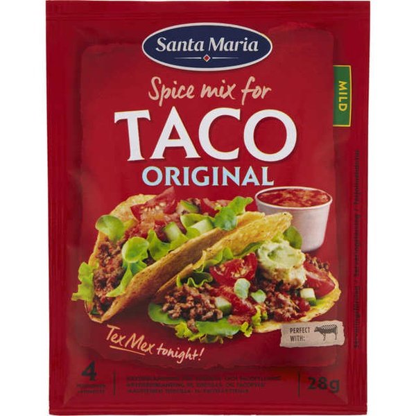 Santa Maria Taco Spice Mix 28 grams Norwegian Foodstore