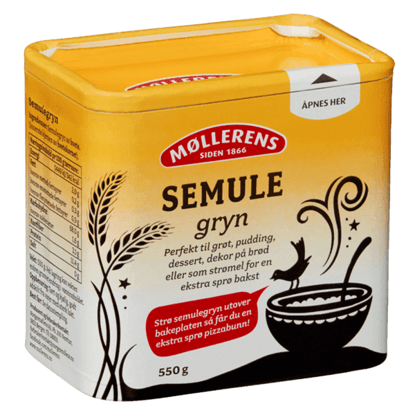 Semolina (Semulegryn)  550 grams Norwegian Foodstore