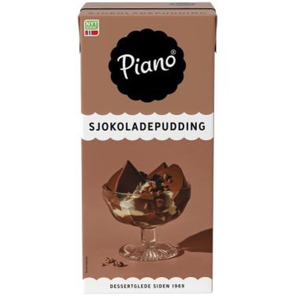 Piano chocolate pudding 1 Liter (Sjokoladepudding) Norwegian Foodstore