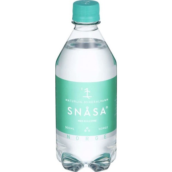 Snåsa sparkling mineral water 500 ml (Snåsavann m/kullsyre) Norwegian Foodstore