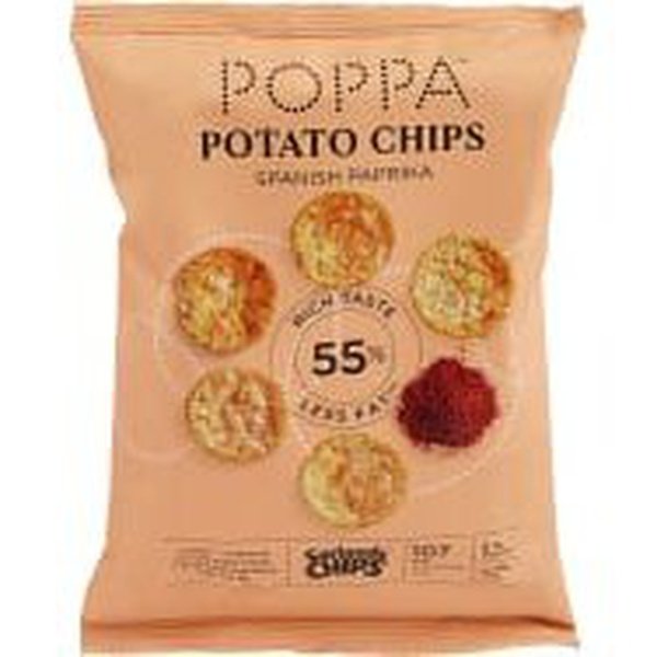Sørlandschips Poppa snacks paprika (low-fat) 75 grams Norwegian Foodstore