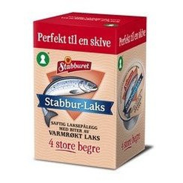Stabburet Salmon Spread (laksepålegg) 4x40 grams Norwegian Foodstore