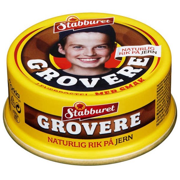 Stabburet Coarser Liverpate (grovere Leverpostei) 100 grams Norwegian Foodstore