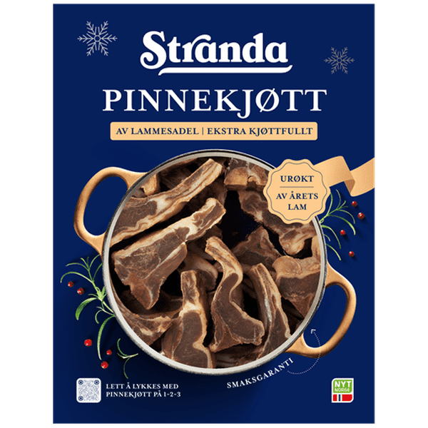 Stranda Pinnekjøtt of lamb saddle salted / non-smoked cured lamb ca 1,5 kg (+/- 150 gram) Norwegian Foodstore