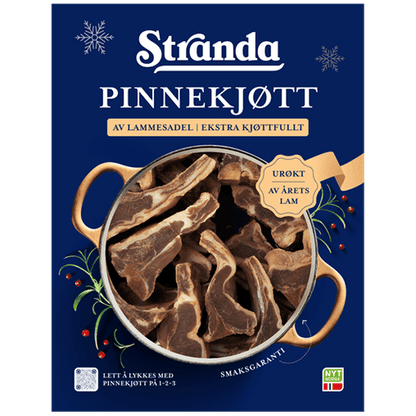 Stranda Pinnekjøtt of lamb saddle salted / non-smoked cured lamb ca 1,5 kg (+/- 150 gram) Norwegian Foodstore
