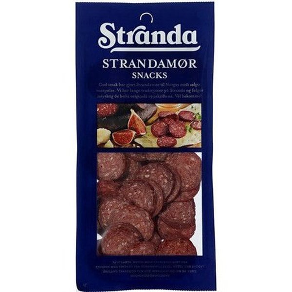Stranda Sausage Snacks 120 gram (Stranda mør Snacks) Norwegian Foodstore
