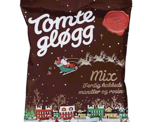 Nut and raisin Mix for Gløgg/ Glühwein (gløggmix) 175 gr Norwegian Foodstore