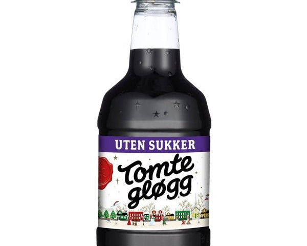 Tomte Mulled Wine No Sugar NON ALCOHOLIC (Gløgg uten sukker) 0.5 litre Norwegian Foodstore