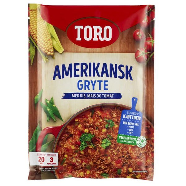 Toro American Stew (Amerikansk gryterett) 187 grams Norwegian Foodstore