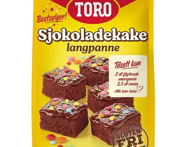 Chocolate Sheet Pan Cake Langpanne) 854 grams Norwegian Foodstore