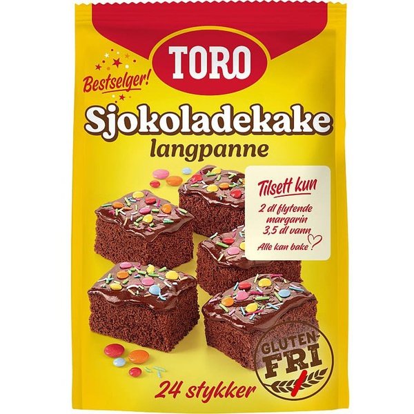 Chocolate Sheet Pan Cake Langpanne) 854 grams Norwegian Foodstore