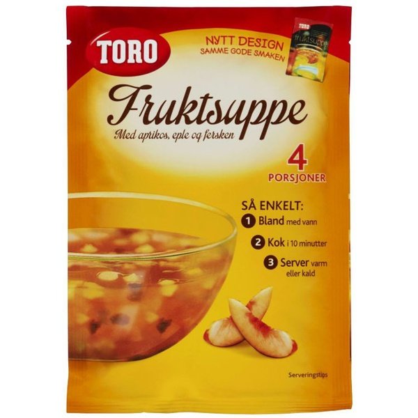 Toro Fruitsoup 149 grams (Fruktsuppe) Norwegian Foodstore