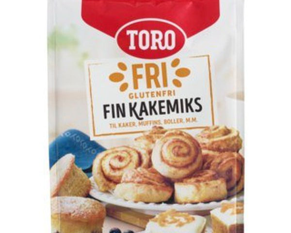 Toro Glutenfree Cake Flour (glutenfri fin kakemix) 346 grams Norwegian Foodstore