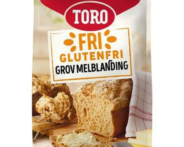 Toro Glutenfree flour mixture Coarse (grov glutenfri melblanding) 406 grams Norwegian Foodstore
