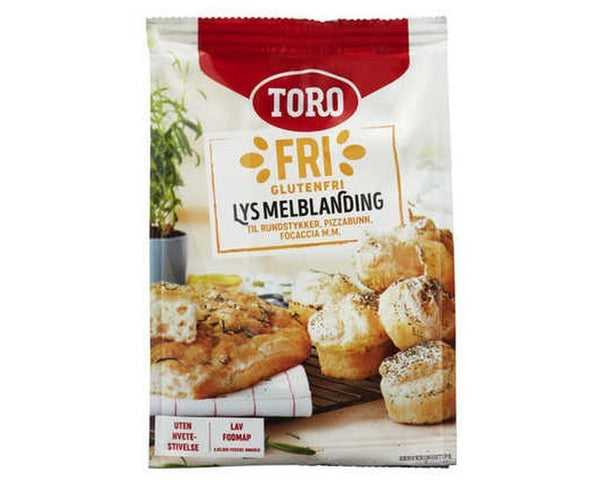 Toro Glutenfree flour mix (Lys glutenfri melblanding) 362 grams Norwegian Foodstore