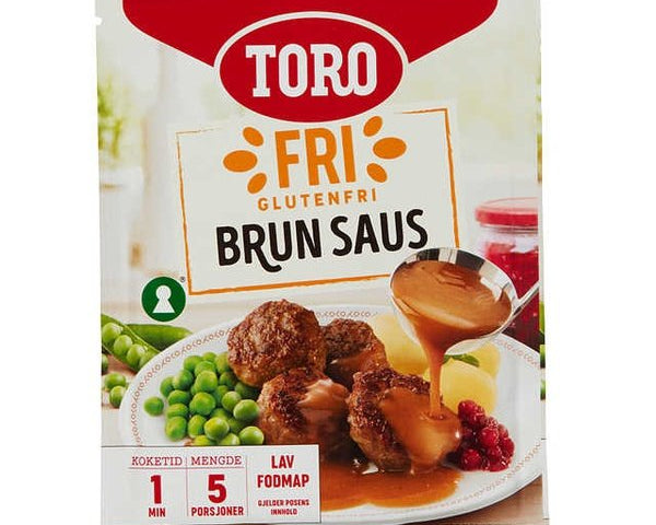 Toro Glutenfree brown gravy (Glutenfri brun saus) 32 grams Norwegian Foodstore