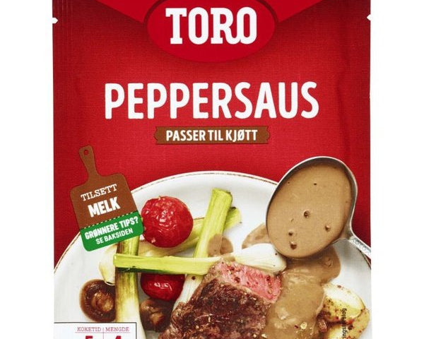 Toro Peppersauce (Peppersaus) 21 grams Norwegian Foodstore