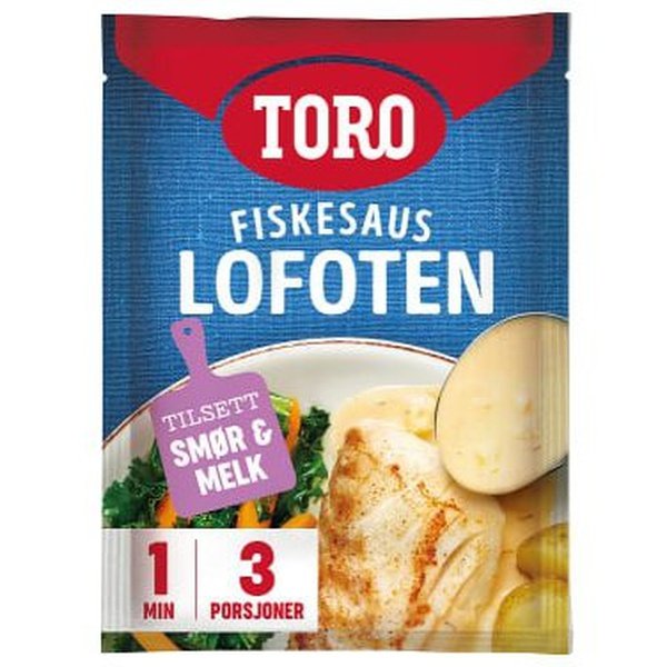 Toro Lofoten fish sauce 40 grams (Fiskesaus) Norwegian Foodstore