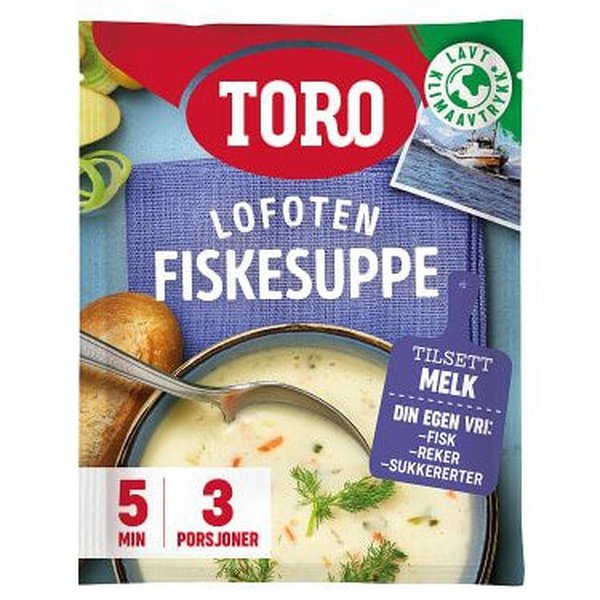 Toro Lofoten Fish Soup (Lofoten fiskesuppe) 99 grams Norwegian Foodstore