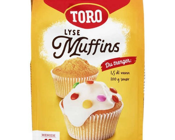 Toro Muffin Mix Vanilla/Chocolate 331/342 grams Gluten free Norwegian Foodstore