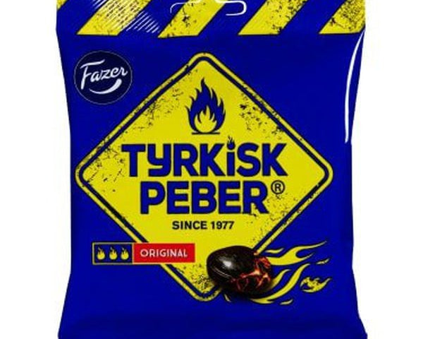 Fazer Tyrkish Pepper 120 grams (Tyrkisk Pepper) Norwegian Foodstore