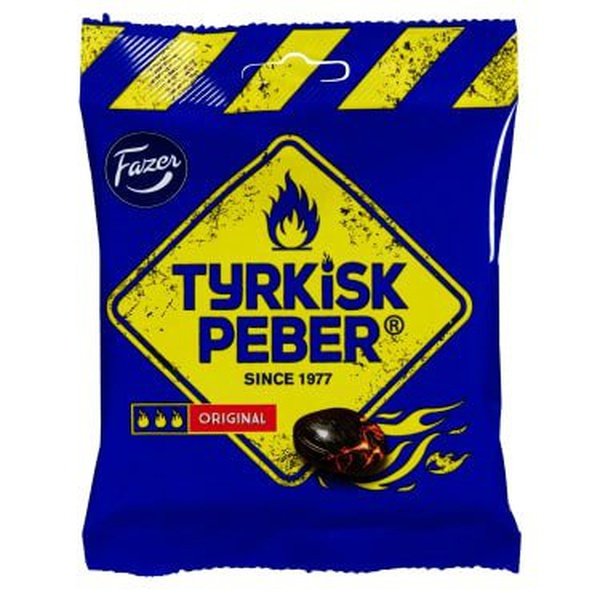 Fazer Tyrkish Pepper 120 grams (Tyrkisk Pepper) Norwegian Foodstore