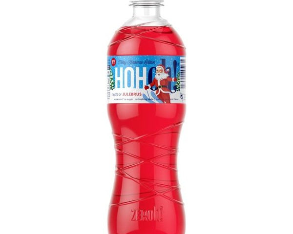 ZeroOh! Taste of Red Christmas soda (Rød Julebrus saft) 0.8 litre Norwegian Foodstore