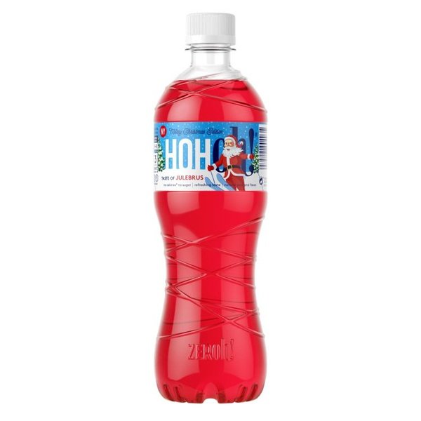ZeroOh! Taste of Red Christmas soda (Rød Julebrus saft) 0.8 litre Norwegian Foodstore